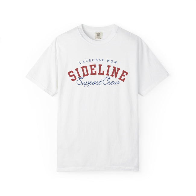 Lacrosse Mom Sideline Support Crew | Unisex Premium T-Shirt Hover Image