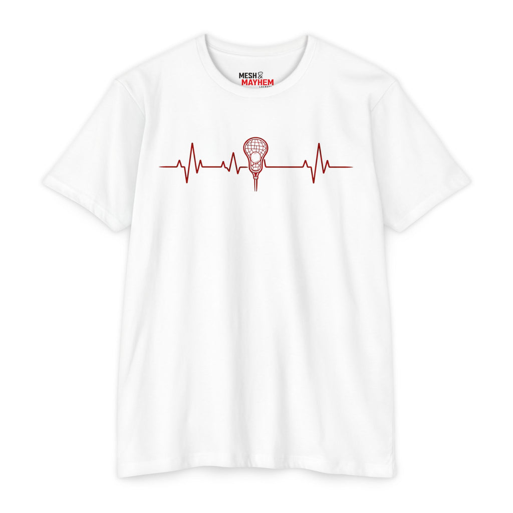 Lacrosse Heartbeat | Unisex T-Shirt