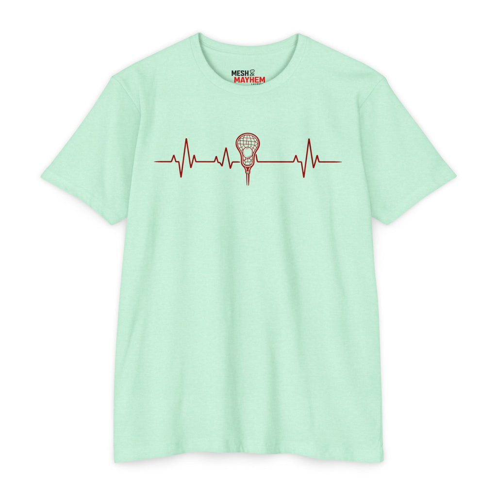 Lacrosse Heartbeat | Unisex T-Shirt