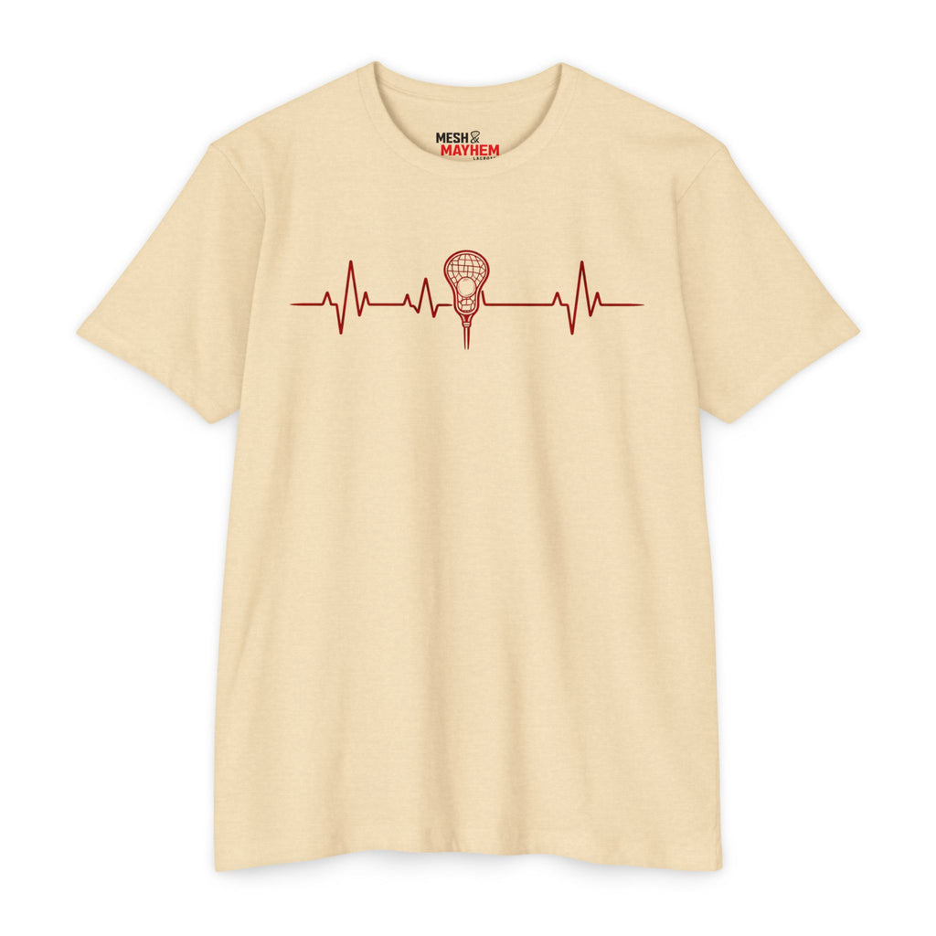 Lacrosse Heartbeat | Unisex T-Shirt