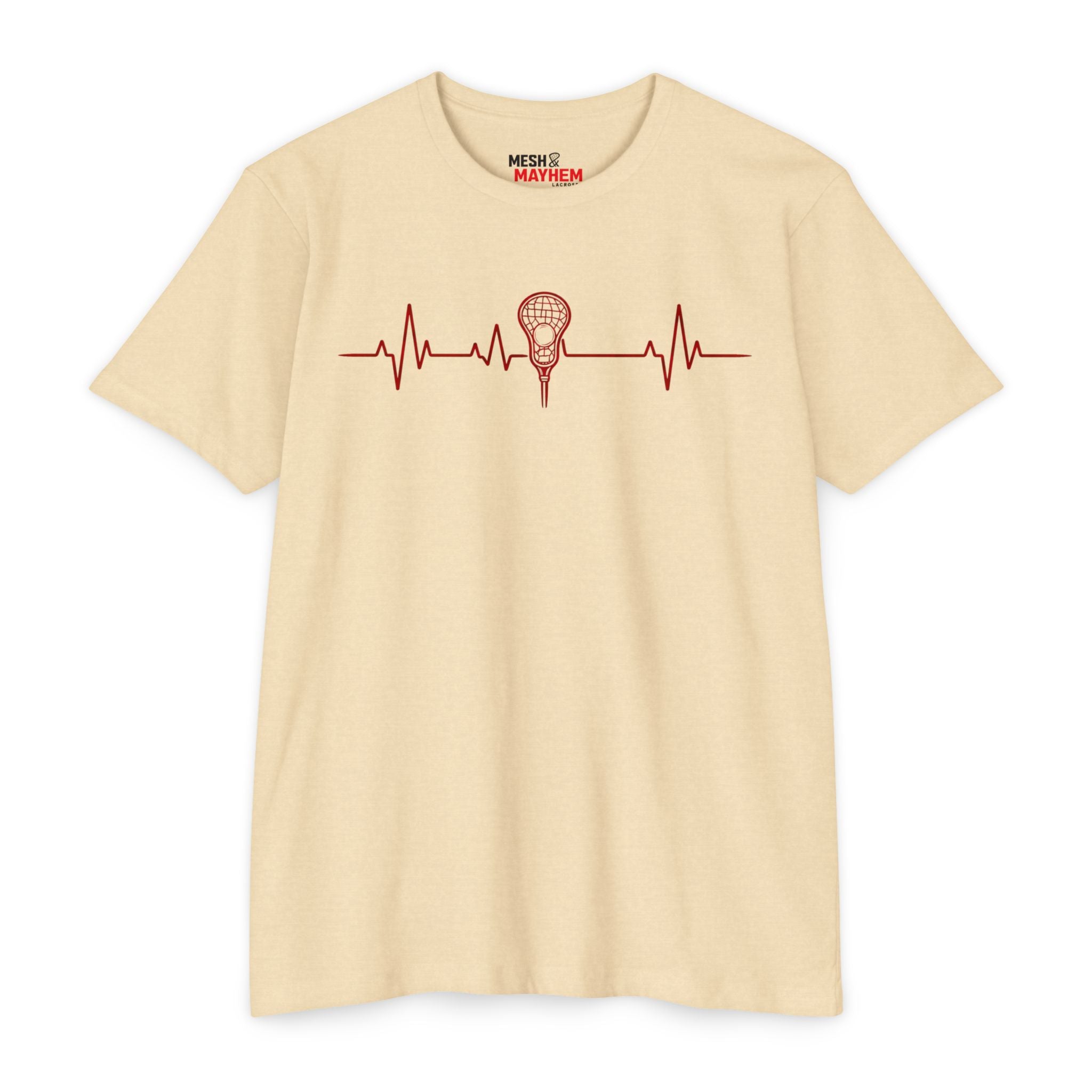 Lacrosse Heartbeat | Unisex T-Shirt