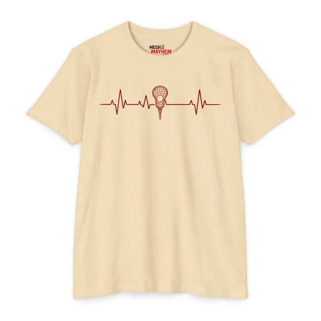 Lacrosse Heartbeat | Unisex T-Shirt Main Image